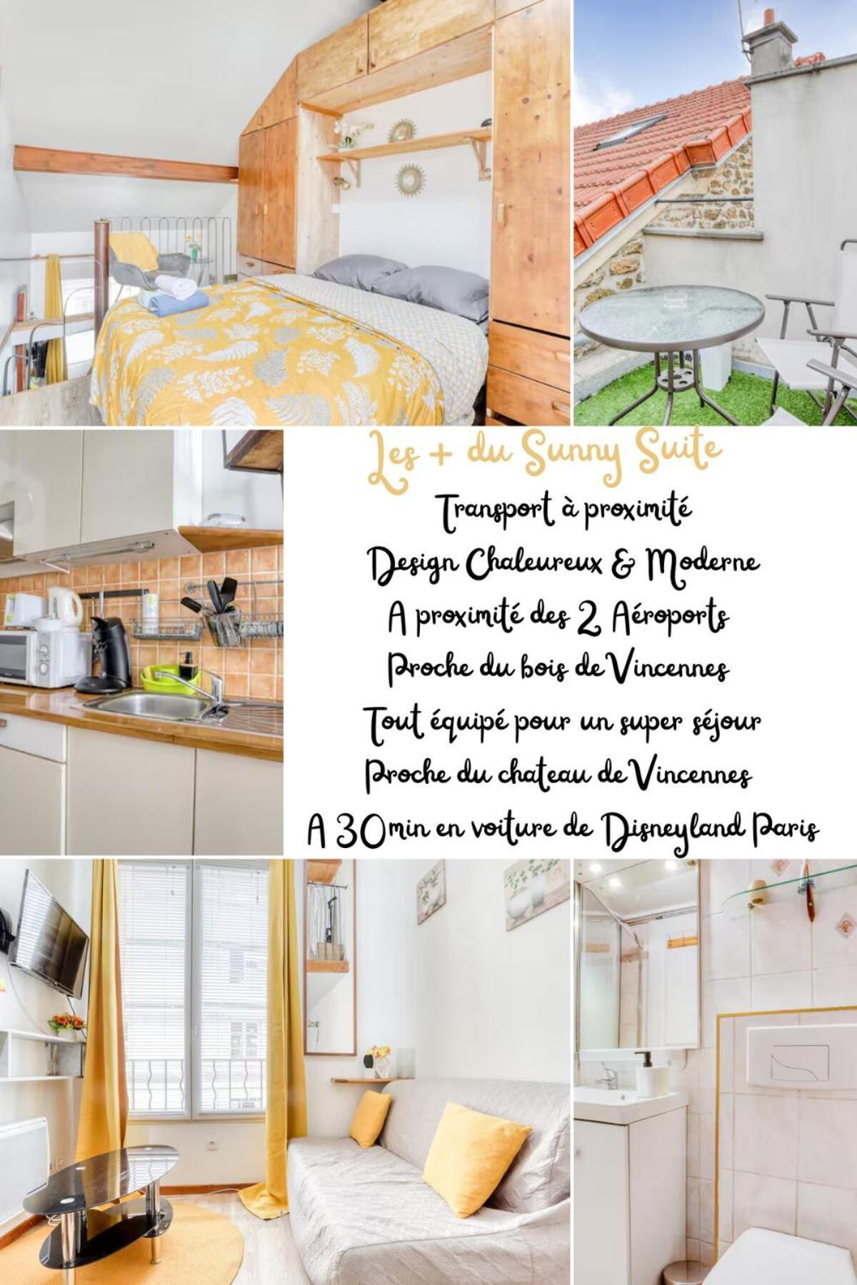 Sunny Suite-Proche Paris & Disney Fontenay-sous-Bois Luaran gambar